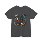 Dragon Graphic Tee, Unisex Cotton T-Shirt, Fantasy Shirt, Gift for Gamers, Cool Casual Wear, Dragon Lover Apparel