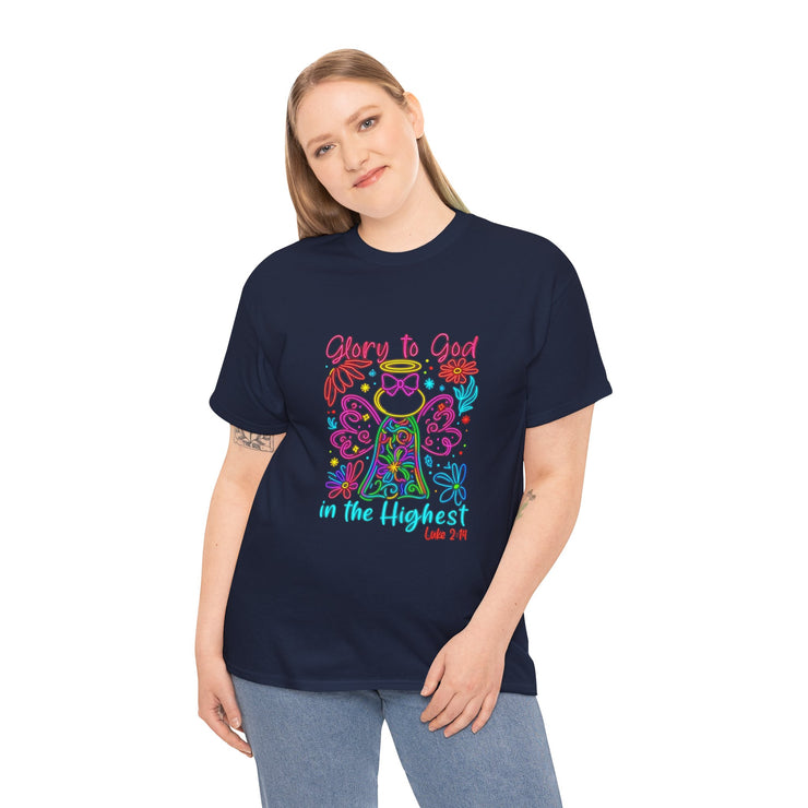 Colorful Faith-Inspired Tee for Celebrations, Perfect for Church Events, Gift for Believers, Gospel Apparel, Christian Keepsake