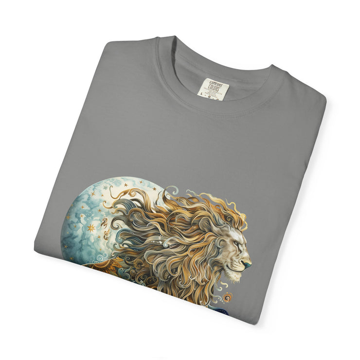 Celestial Lion T-Shirt - Unisex Graphic Tee for Astrology Lovers, Gifts for Her, Gifts for Him, Birthday, Mythical Creatures, Everyday [...]