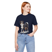 Dog Lover's Unisex Jersey Tee, Fun Pet Shirt, Animal Graphic Tee, Gift for Dog Owners, Cute Dog Apparel,