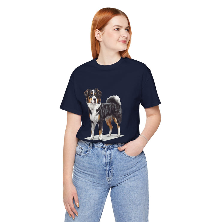 Dog Lover's Unisex Jersey Tee, Fun Pet Shirt, Animal Graphic Tee, Gift for Dog Owners, Cute Dog Apparel,