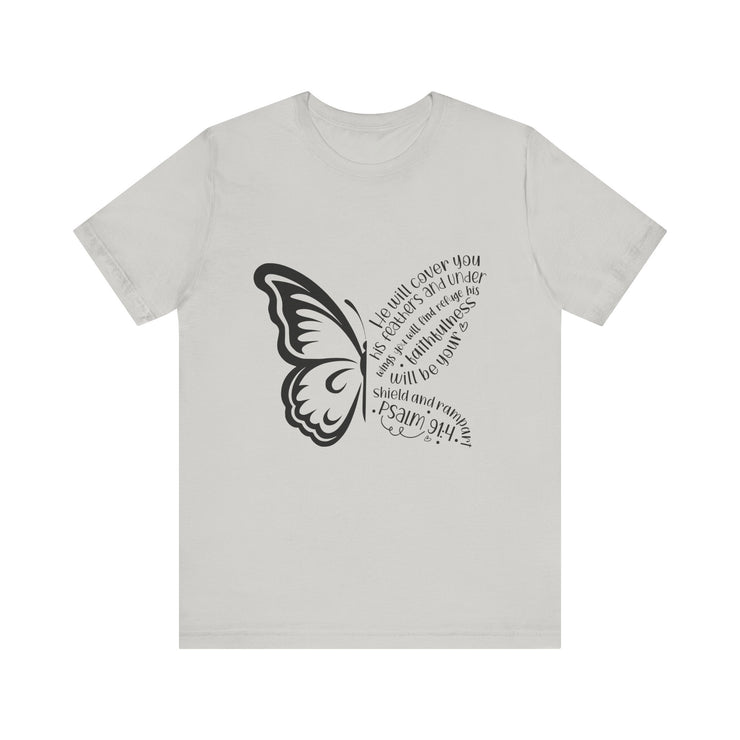 Inspirational Quote Tee, Motivational Shirt, Unisex Graphic T-Shirt, Gift for Her,Butterfly Love