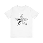Inspirational Star Graphic Tee | Motivational Unisex Jersey Shirt, Casual Wear, Gift for Friends, Christian Design