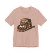 Steampunk Hat Tee, Steampunk T-Shirt, Retro Graphic Tee, Gift for Nerds, Cosplay Costume Top