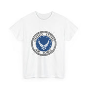 US Air Force Unisex Heavy Cotton Tee - Patriotic Apparel, Veteran Gift, Military T-Shirt, Casual Wear, Everyday Comfort