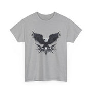 Bold Eagle Graphic Tee, Unisex Heavy Cotton T-Shirt, Wildlife Art Shirt, Nature Lover Gift, Casual Style Top