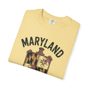 Maryland Pride Unisex Garment-Dyed T-shirt, Vintage Maryland Shirt, Maryland State Pride Tee, Gift for Marylanders, USA States Design