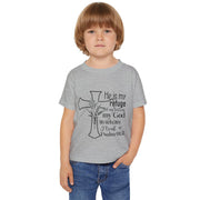 Toddler T-Shirt with Inspirational Design, Religious Gift, Faith-Based Apparel, Christian Clothing for Kids, Scripture Shirt, Christian Design