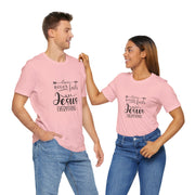 Inspirational Short Sleeve Tee - Love Never Fails, Christian Apparel, Faith-Based Gift,