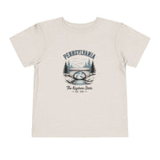 Pennsylvania Adventure Toddler Tee, Cute Kids Shirt, Gift for Little Explorers, Vacation Outfit, USA States Design