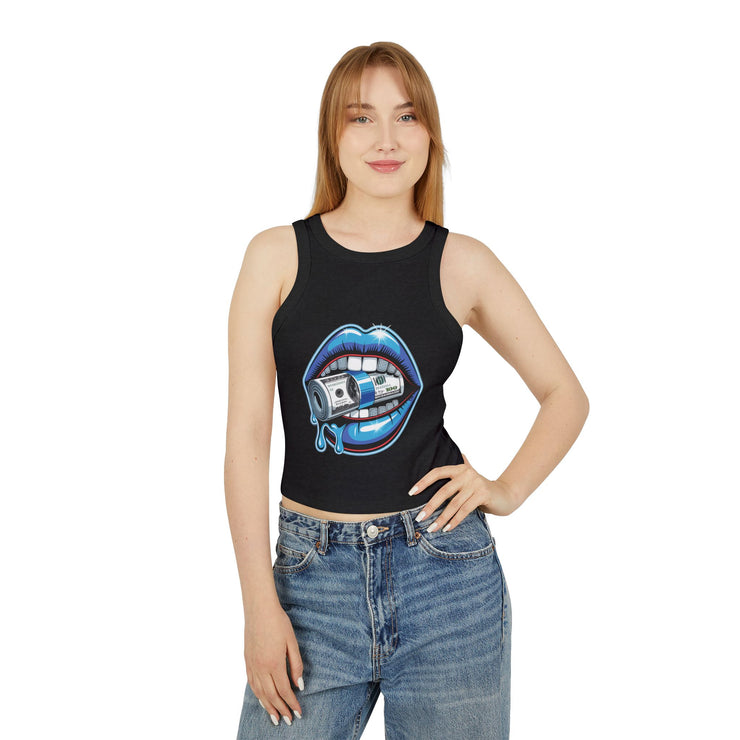 Bold Graphic Crop Tank Top - Statement Apparel for Parties, Festivals, Night Outs, Music Lovers, Trendy Summer Wear