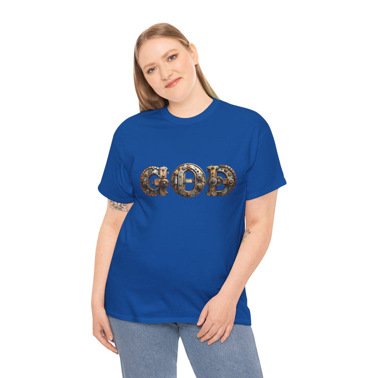 Unisex Heavy Cotton Tee, Inspirational Gift, Casual Wear, Street Style, Spiritual Apparel, Everyday Comfort