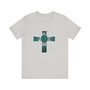Stylish Religious Cross Tee, Unisex Trendy Shirt for Faith & Inspiration, Perfect Gift for Easter, Baptism, or Everyday Wear