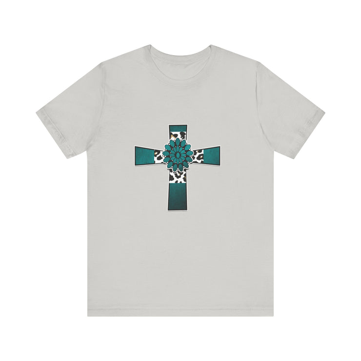 Stylish Religious Cross Tee, Unisex Trendy Shirt for Faith & Inspiration, Perfect Gift for Easter, Baptism, or Everyday Wear