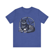 Gothic Wolf Tee | Unisex Graphic Shirt, Casual Outfit, Halloween Gift, Spooky Style, Animal Lover Apparel