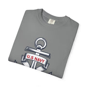 Unisex T-Shirt with U.S. Navy Anchor Design, Casual Tee, Maritime Gift, Sailor Apparel, Patriotic Wear, Summer Style