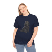 Dog Lover Unisex Heavy Cotton Tee, Pet Owner Gift, Cute Dog Shirt, Casual Wear, Animal Lover Tee, Everyday Comfort