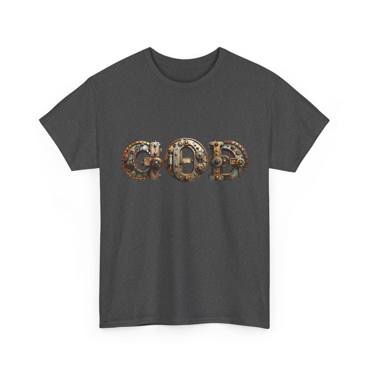 Unisex Heavy Cotton Tee, Inspirational Gift, Casual Wear, Street Style, Spiritual Apparel, Everyday Comfort