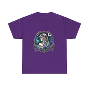 Mystical Moon Goddess Tee - Unisex Heavy Cotton Tee, Celestial Shirt, Boho Fashion, Witchy Clothing, Gift for Her
