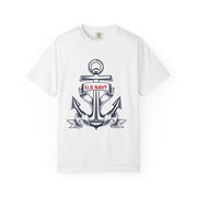 Unisex T-Shirt with U.S. Navy Anchor Design, Casual Tee, Maritime Gift, Sailor Apparel, Patriotic Wear, Summer Style