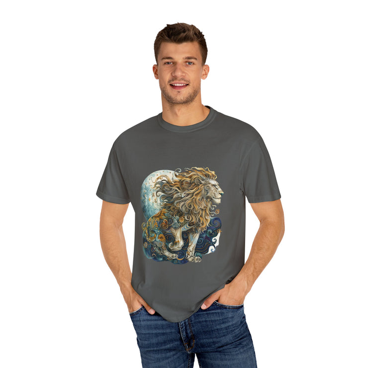 Celestial Lion T-Shirt - Unisex Graphic Tee for Astrology Lovers, Gifts for Her, Gifts for Him, Birthday, Mythical Creatures, Everyday [...]