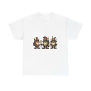 Unisex Heavy Cotton Tee, Funny T-Shirt, Cute Gift, Casual Wear, Gnome Lovers, Birthday Gift, Nature Enthusiast