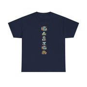 Colorful Cartoon Animal Unisex Heavy Cotton Tee - Gift for Animal Lovers, Cute T-Shirt for Kids & Adults, Fun Birthday, Casual Wear