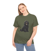 Dog Lover Unisex Heavy Cotton Tee, Pet Owner Gift, Cute Dog Shirt, Casual Wear, Animal Lover Tee, Everyday Comfort