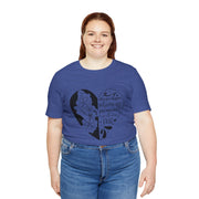 Heartfelt Floral Unisex Tee, Inspirational Shirt, Gift for Her, Motivational Apparel, Perfect for Birthdays, Everyday Wear