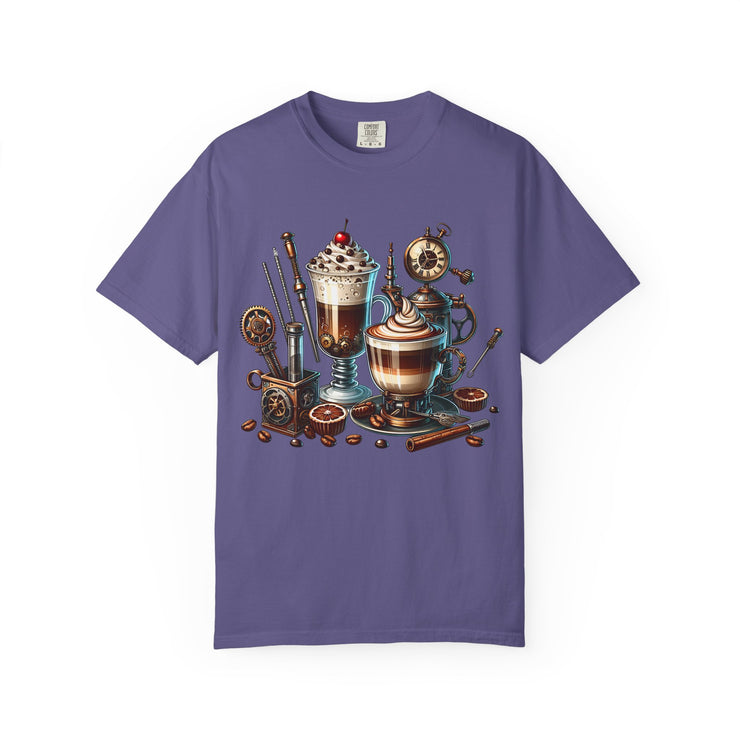 Coffee Lovers Unisex T-shirt, Cozy Café Style, Gift for Baristas, Perfect for Birthdays, Fun Beverage Art Tee