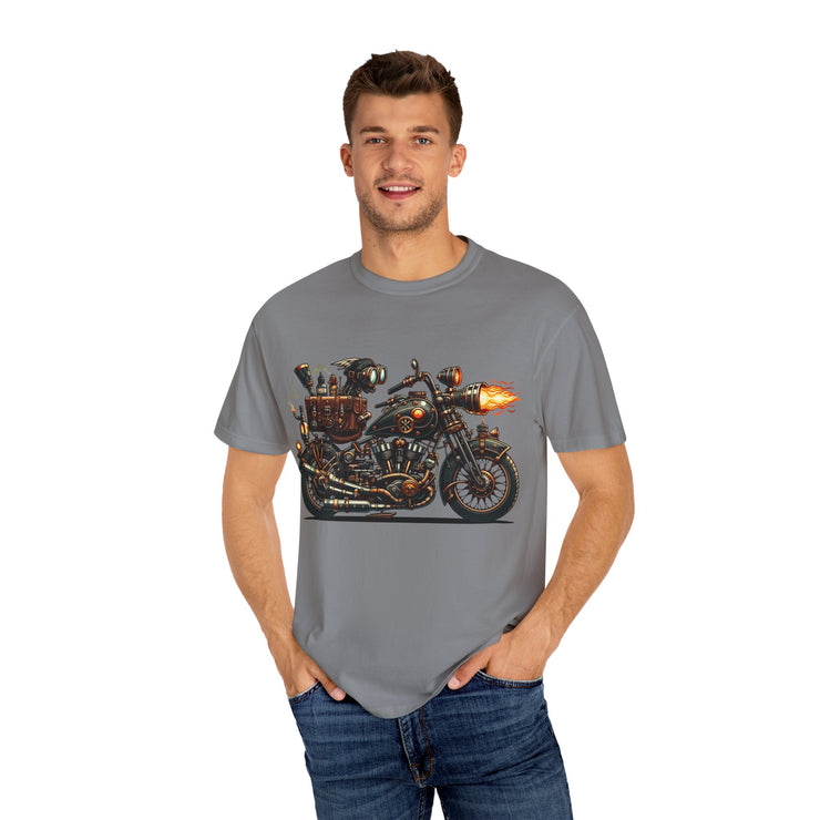 Motorcycle T-Shirt, Unisex Graphic Tee, Biker Shirt, Gift for Him/Her, Festival Apparel, Cool Casual Wear, Bike Design