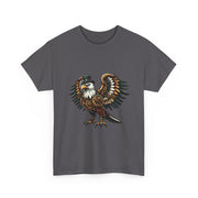 Eagle Graphic Tee, Unisex Heavy Cotton Shirt, Animal Lover Gift, Nature T-Shirt, Wildlife Apparel, Casual Daily Wear