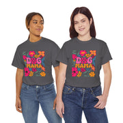 Dog Mama Floral Tee, Cute Dog Mom T-Shirt, Flower Design Unisex Cotton Shirt, Pet Lover Gift,