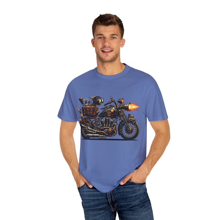 Motorcycle T-Shirt, Unisex Graphic Tee, Biker Shirt, Gift for Him/Her, Festival Apparel, Cool Casual Wear, Bike Design