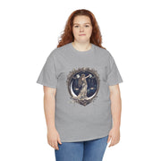 Moonlit Goddess Tee - Ethereal Cotton Shirt, Unisex T-Shirt, Celestial Graphic Tee, Bohemian Style Top, Vintage Art Apparel