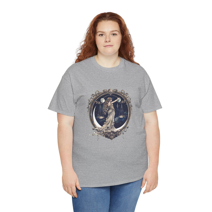 Moonlit Goddess Tee - Ethereal Cotton Shirt, Unisex T-Shirt, Celestial Graphic Tee, Bohemian Style Top, Vintage Art Apparel