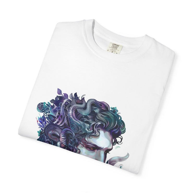 Mythical Sea Creature Tees, Artistic T-shirt, Bohemian Fashion, Unisex Shirt, Gift for Art Lovers, Ocean-Inspired Wear