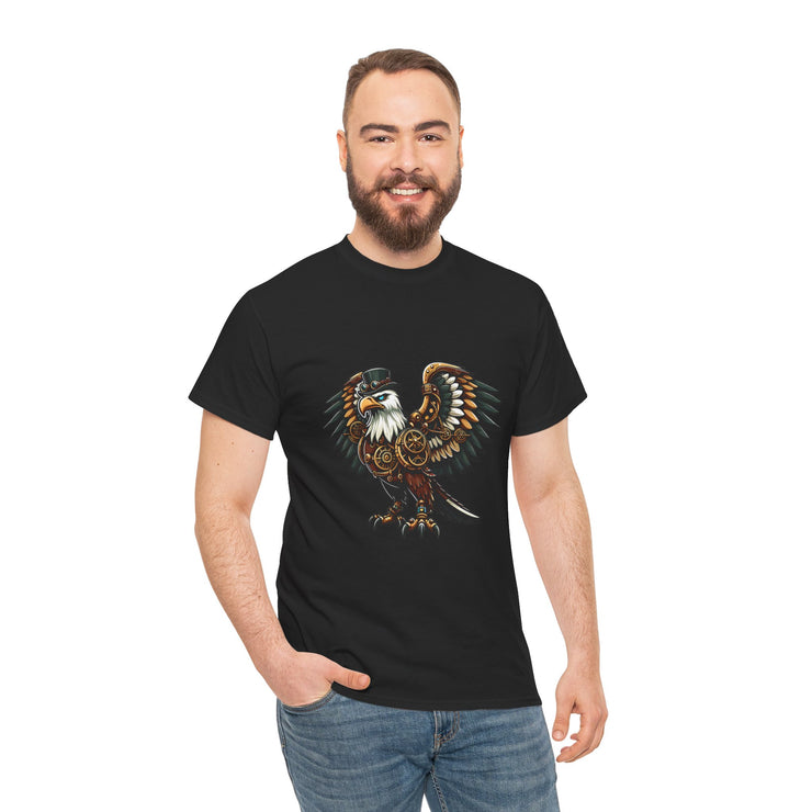Eagle Graphic Tee, Unisex Heavy Cotton Shirt, Animal Lover Gift, Nature T-Shirt, Wildlife Apparel, Casual Daily Wear