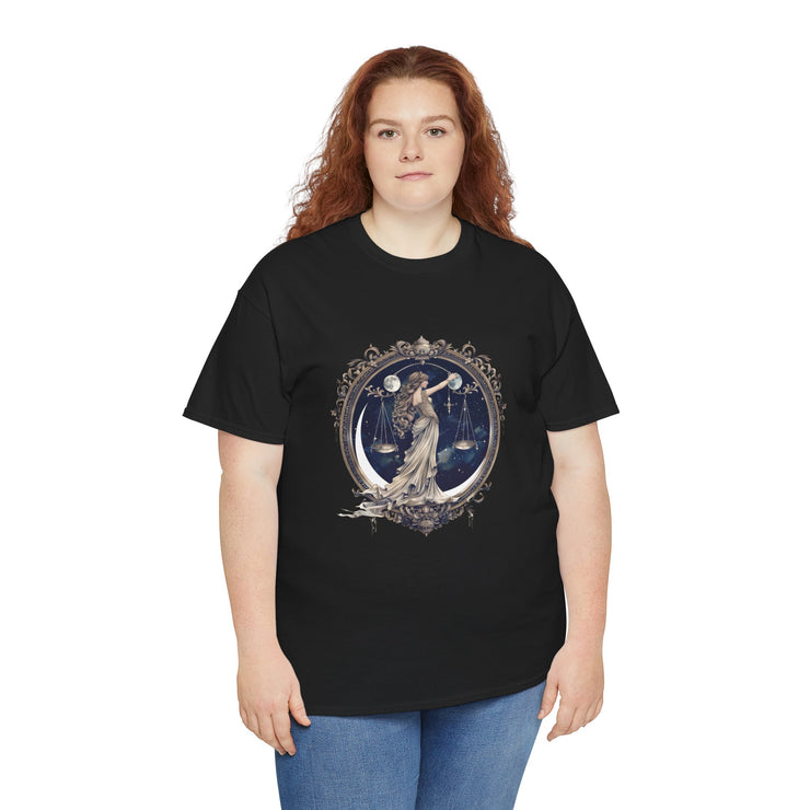 Moonlit Goddess Tee - Ethereal Cotton Shirt, Unisex T-Shirt, Celestial Graphic Tee, Bohemian Style Top, Vintage Art Apparel