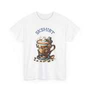 skshirt Coffee Tee | Unisex Heavy Cotton Tee, Gift for Coffee Lovers, Cool Vintage Shirt, Unique Graphic Tee, Perfect Gift for Holidays