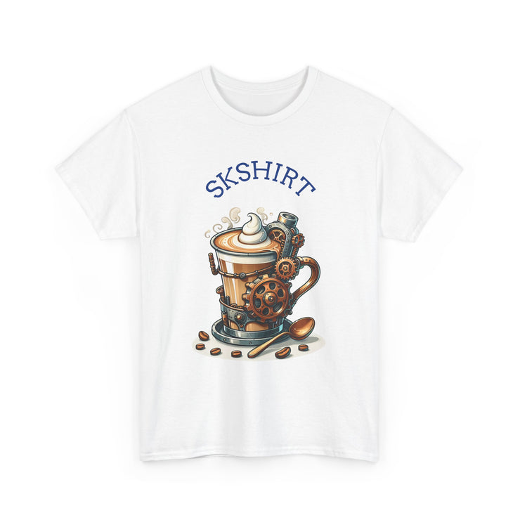 skshirt Coffee Tee | Unisex Heavy Cotton Tee, Gift for Coffee Lovers, Cool Vintage Shirt, Unique Graphic Tee, Perfect Gift for Holidays