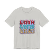 Warm Winter Wishes Tee, Unisex Short Sleeve Shirt, Cozy Winter Apparel, Holiday T-Shirt, Winter Fashion