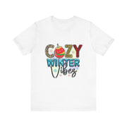 Cozy Winter Vibes Tee, Unisex Christmas T-Shirt, Holiday Gift, Winter Apparel,