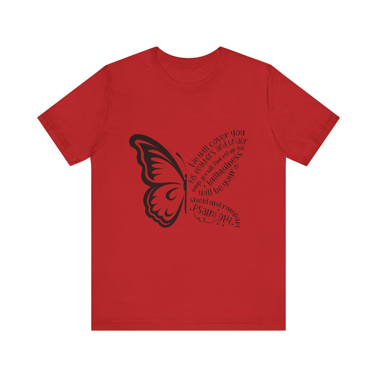 Inspirational Quote Tee, Motivational Shirt, Unisex Graphic T-Shirt, Gift for Her,Butterfly Love