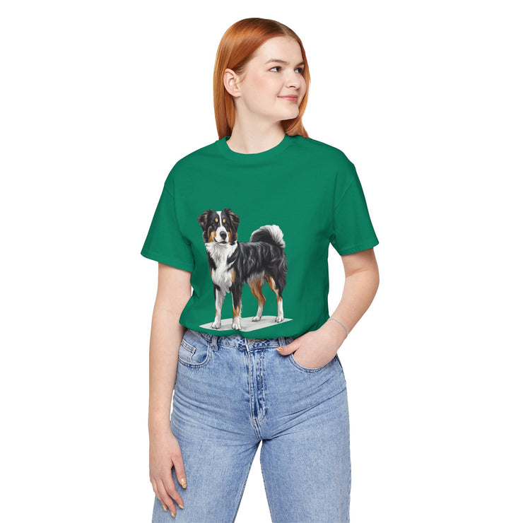 Dog Lover's Unisex Jersey Tee, Fun Pet Shirt, Animal Graphic Tee, Gift for Dog Owners, Cute Dog Apparel,