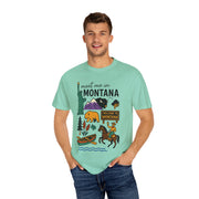 Cool Montana Graphic T-Shirt, Perfect for Travelers, Adventure Lovers, USA States Design