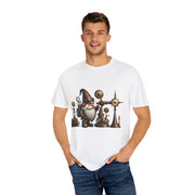 Steampunk Gnome T-shirt, Unique Graphic Tee for Fantasy Lovers, Gift for Birthdays, Everyday Wear, Unisex Casual Top