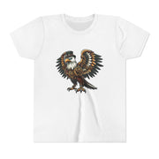 SKShirt Eagle Youth Tee - Unique Graphic Shirt, Bird Lover Gift, Nature-Themed Apparel, Fashion for Kids, Cool Kids' Clothing