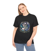 Mystical Moon Goddess Tee - Unisex Heavy Cotton Tee, Celestial Shirt, Boho Fashion, Witchy Clothing, Gift for Her