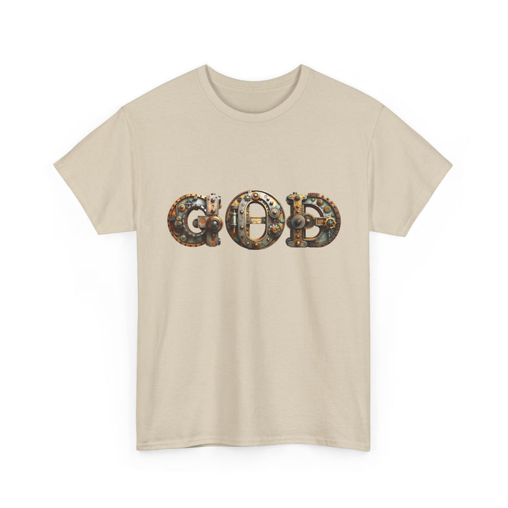 Unisex Heavy Cotton Tee, Inspirational Gift, Casual Wear, Street Style, Spiritual Apparel, Everyday Comfort